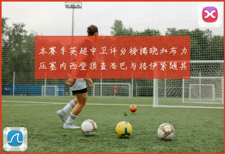 本赛季英超中卫评分榜揭晓加布力压塞内西登顶查洛巴与格伊紧随其后